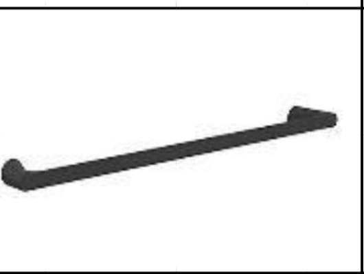 ACCENT 610 MM SINGLE TOWEL BAR